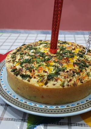 A picture of Vegetable cake.