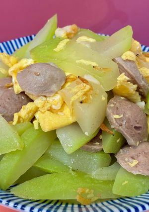 炒蒲瓜 的食譜成品照片