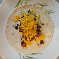 A picture of Tex Mex breakfast burritos.
