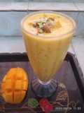 Mango sago coconut pudding