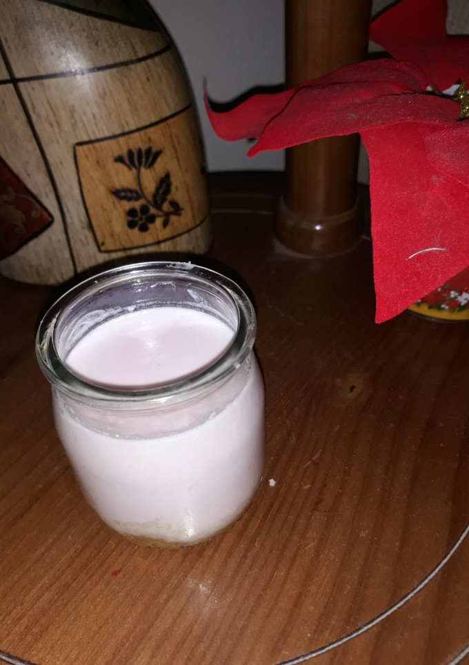 Una foto de Postre de frambuesa y queso light