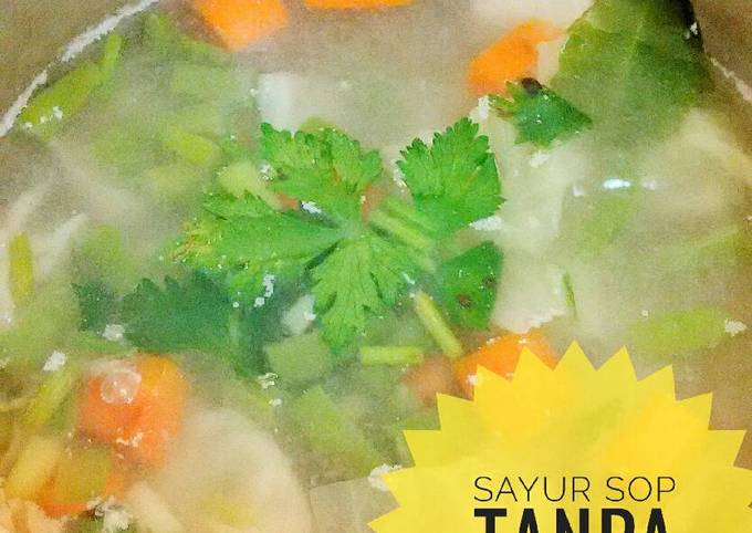 Sayur Sop tanpa Penyedap Rasa