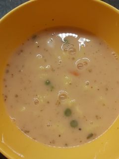 Borsóleves recept fotója