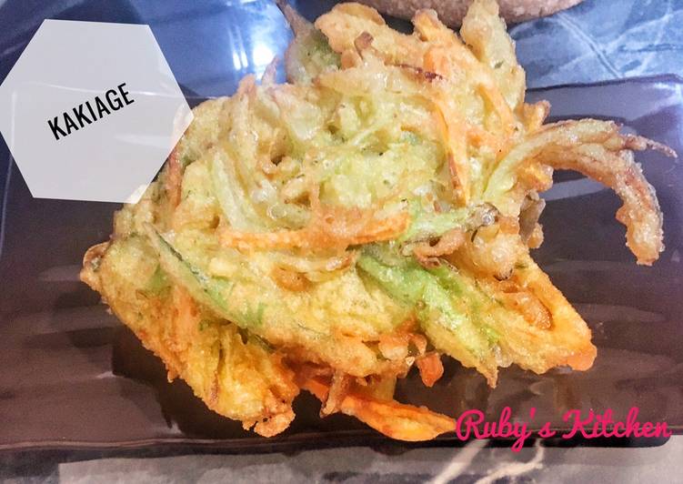 Resep KAKIAGE a.k.a Bakwan Jepang, Enak
