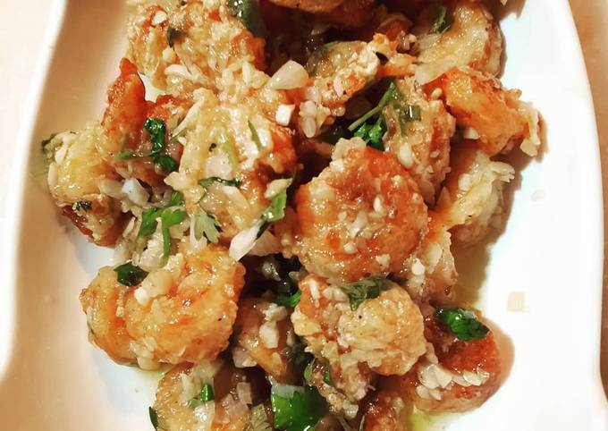 Recipe of Ultimate Garlic butter shrimps 🍤