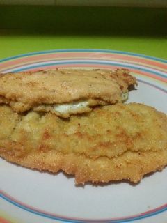 Una foto de Filetes de pollo con bechamel con Thermomix