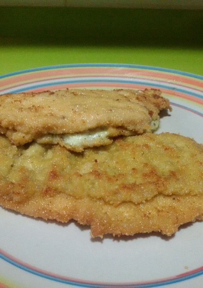 Una foto de Filetes de pollo con bechamel con Thermomix