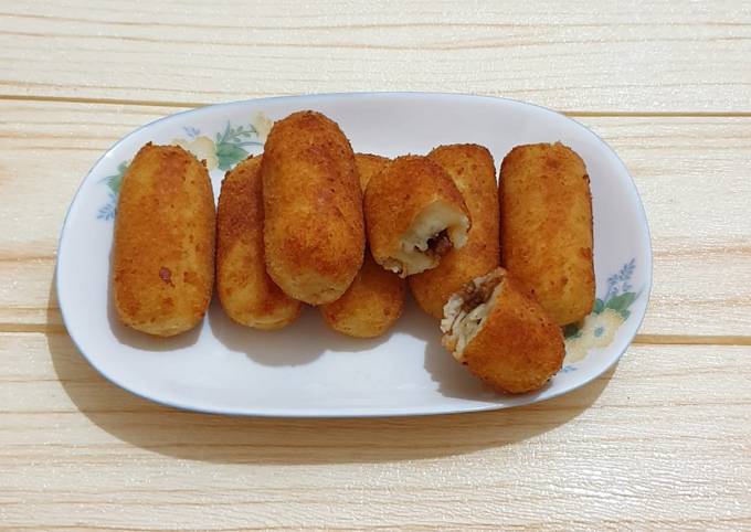 Resep Kroket Kentang Isi Rendang, Bisa Manjain Lidah