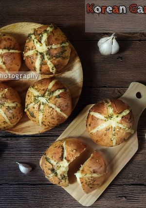 Foto resep Korean Garlic Cheese Bread