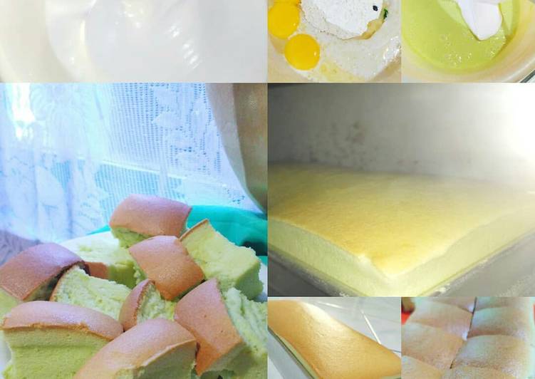 Langkah Mudah untuk Membuat Ogura Pandan Cake, Sempurna