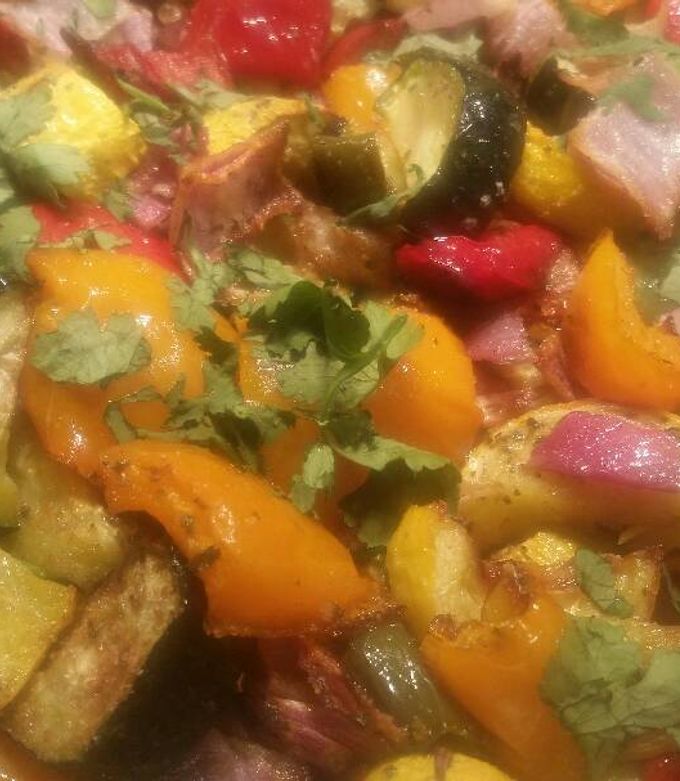 A picture of Mexican Roasted Veggies.