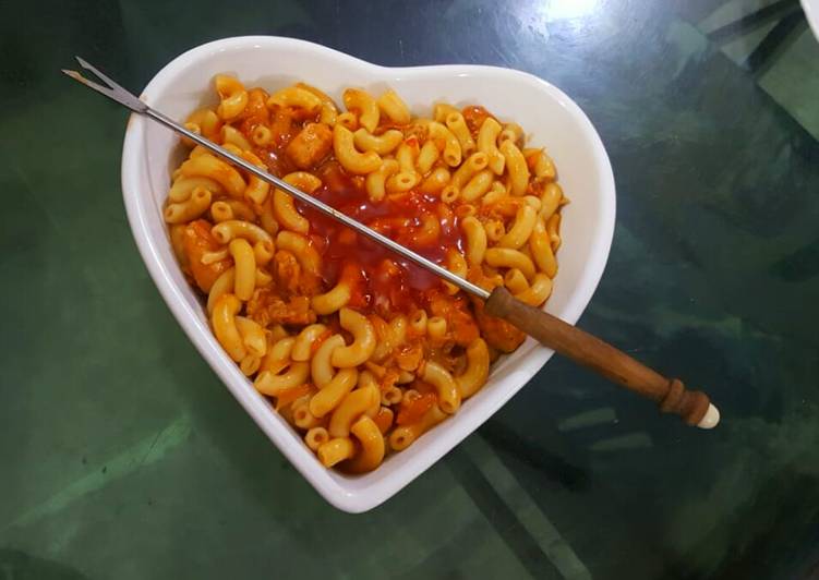 Easiest Way to Make Speedy Red sauce pasta