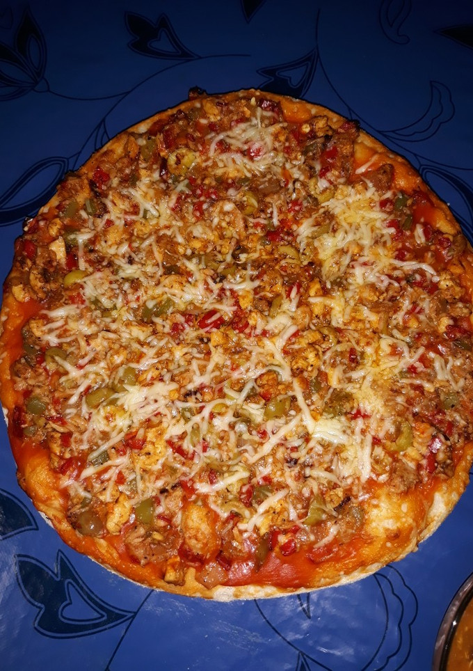 Una foto de Pizza casera