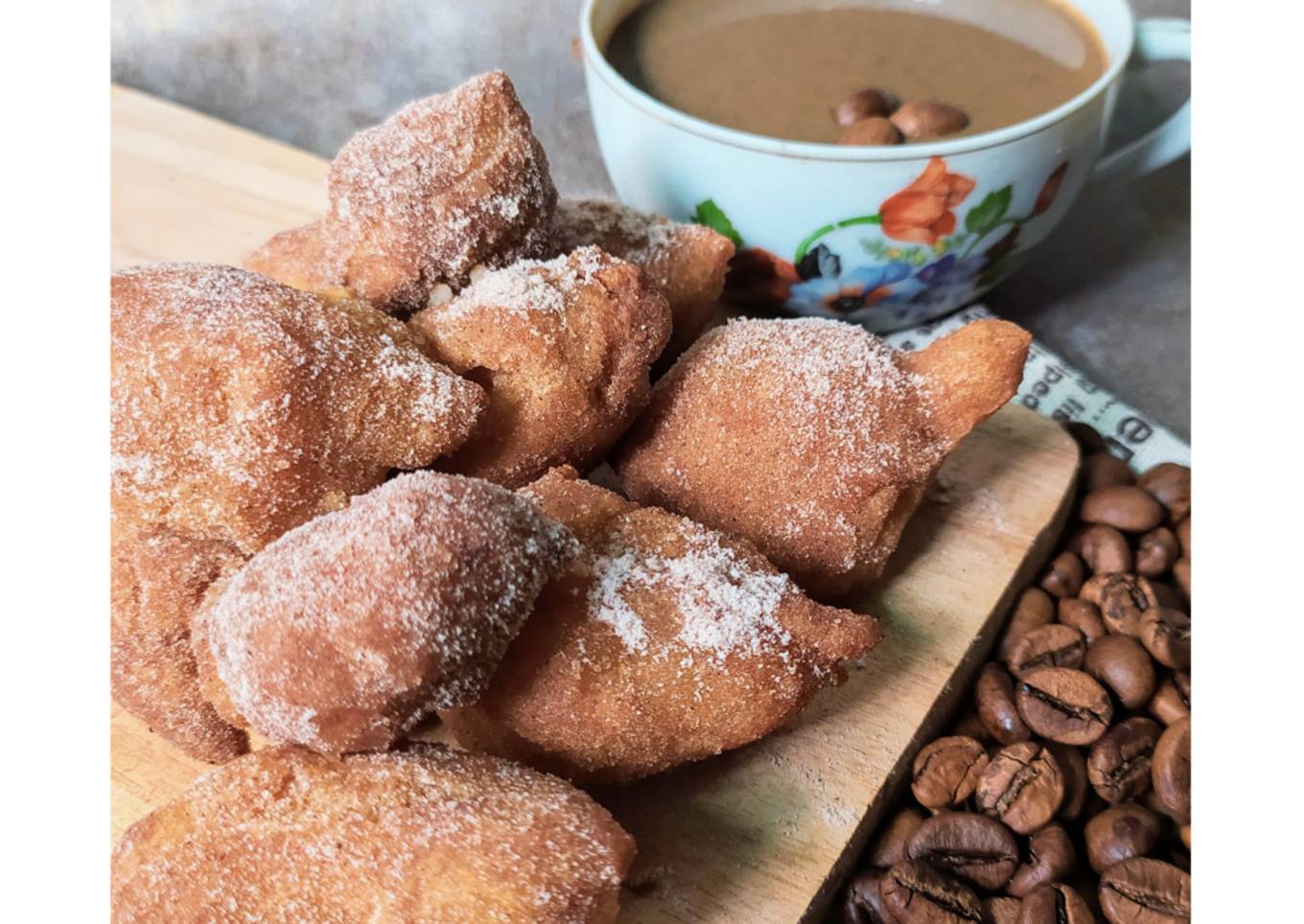 Buñuelo con Anglaisé Coffee (Mexican Donut) 🇮🇹