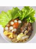Onde-Onde Kuah Sawi Putih (Onde-onde Versi Asin)