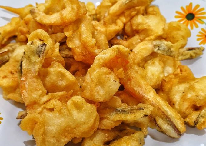 Tempura Ala Ala Rumahan aka Udang Goreng Tepung