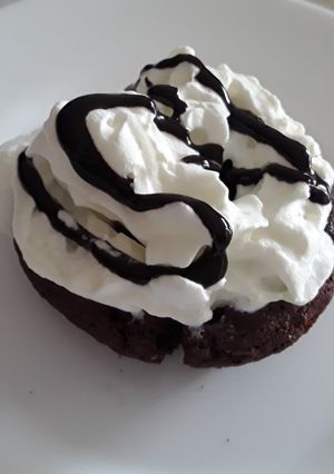 Brownie muffinformában, Air Fryerben recept fotója