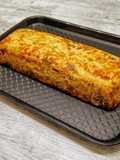 Pastel de verduras con bacon y queso