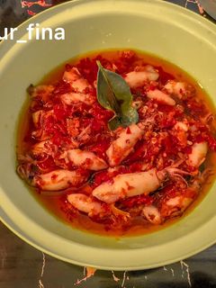 Foto resep Sambel cumi asin mercon