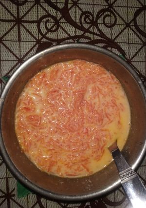 A picture of Carrot kheer.
