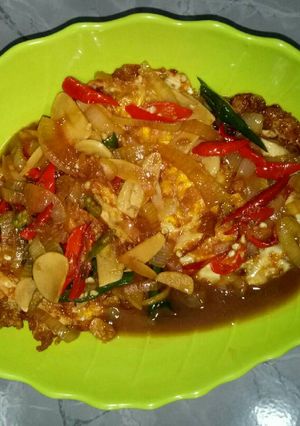 Foto resep Telor ceplok saus tiram