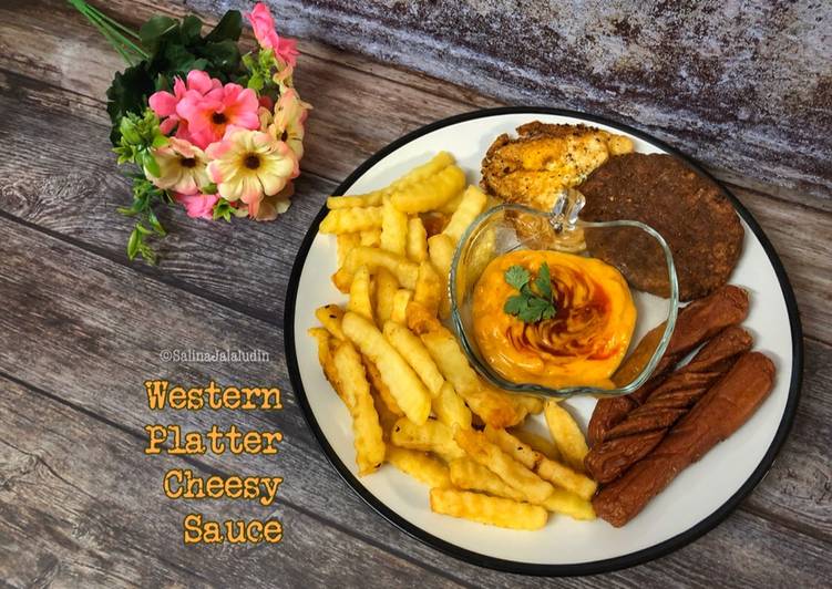 Western Platter Cheesy Sauce