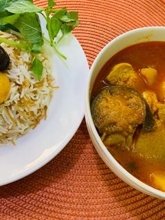 صورة لوصفة تبسي دجاج مع رز بالشعرية