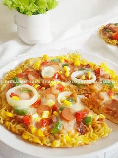 Foto resep Pizza Mie Saus Spagheti