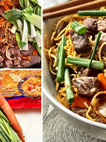 Recipe Pan-Fried Noodles with Fullblood Wagyu Beef the So Delicious So Delicious