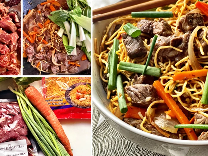 Recipe Pan-Fried Noodles with Fullblood Wagyu Beef the So Delicious So Delicious