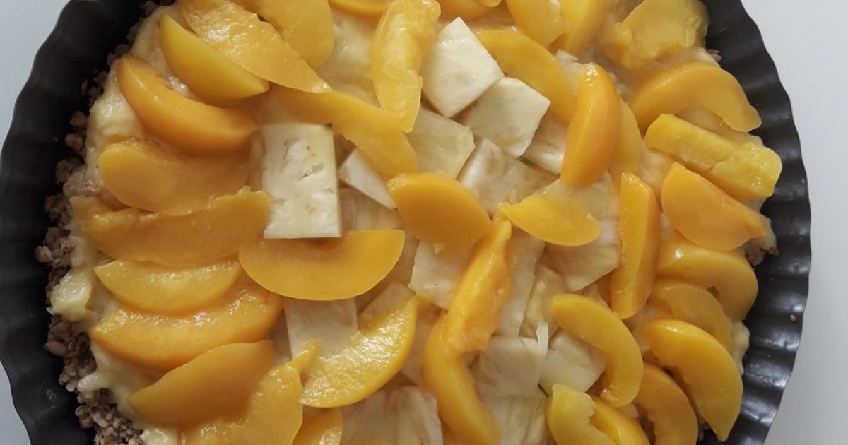 Tartaleta De Durazno Con Piña, Con Masa De Avena Receta de Chris Nicole ...