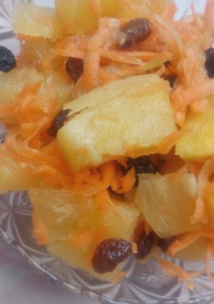 A picture of Pineapple salad.