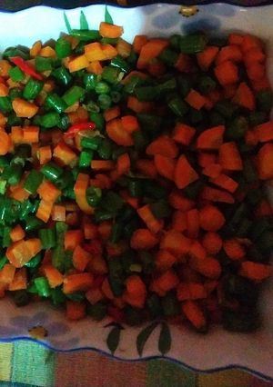 Foto resep Oseng buncis wortel