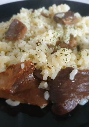 Una foto de Risotto con rovellones