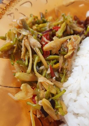 Foto resep Tumis Bunga Pepaya Teri Medan