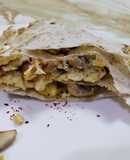 Tortilla con champiñones y huevo