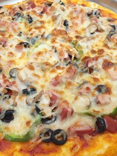 صورة لوصفة بيتزا خضار 🍕