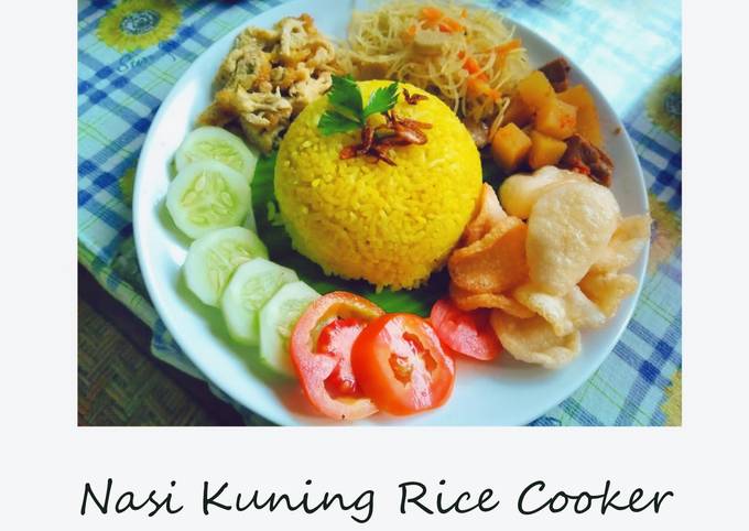 Cara Bikin Nasi Kuning Rice Cooker yang Enak Banget