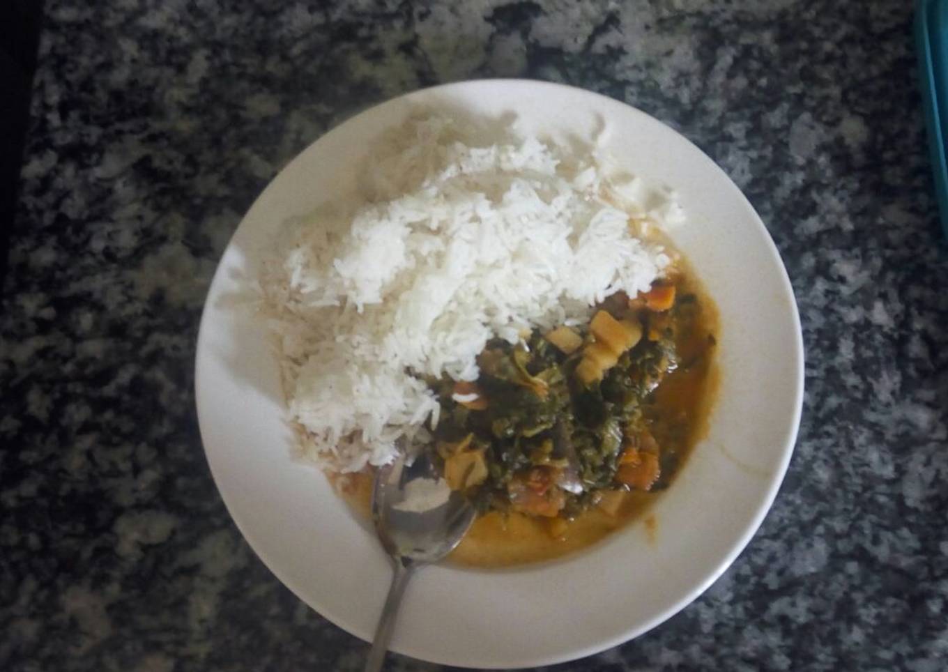 Beef stew with rice