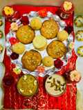 #Besan Ladoos,besan jaggery Sheera,Mewa  kheer,jaggery Mathri