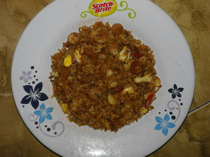 Anti Ribet, Memasak Nasi goreng sosis saus tiram balado Murah