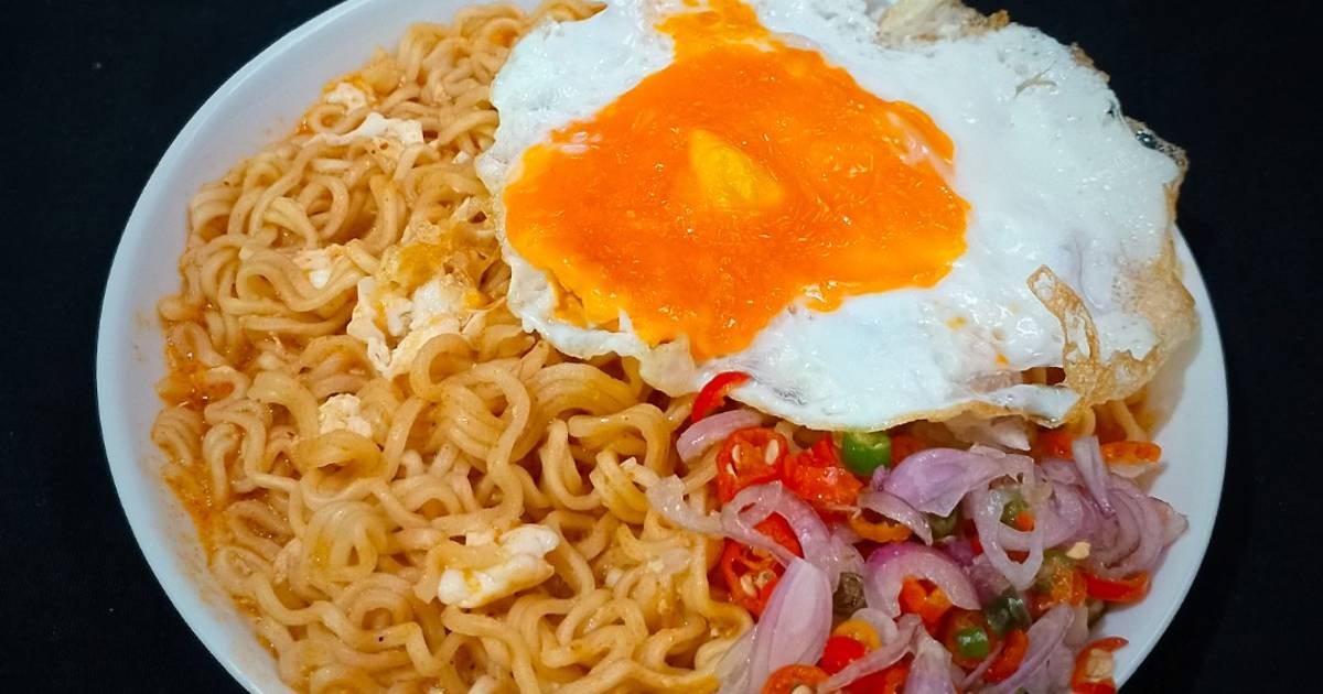 Resep Mie Caksu Sambal Matah Favorit Bunda