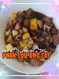 Phak Lou Ong lai (Kepala babi masak nanas)