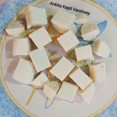 A picture of Homemade Paneer.