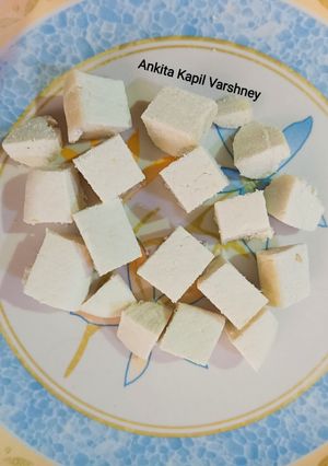 A picture of Homemade Paneer.