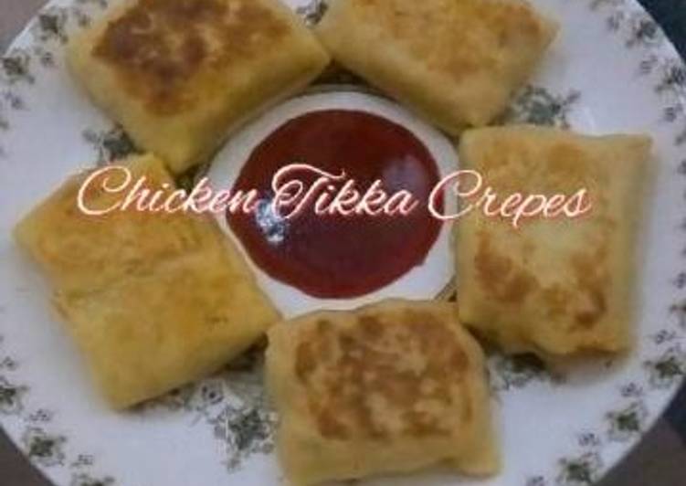 Step-by-Step Guide to Prepare Perfect 🧀 CHESEY TIKKA CREPES 🧀