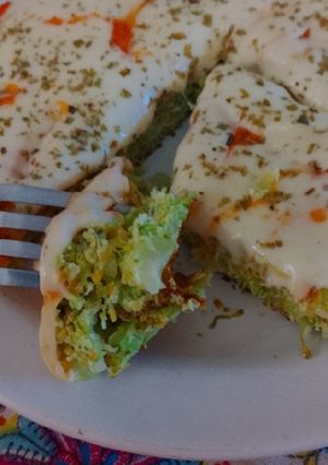 Una foto de Pizza de brócoli (En sartén)