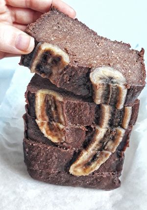 Una foto de 🍌BANANA BREAD CON ALGARROBA🍌