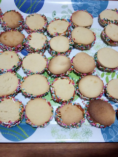 Una foto de Alfajores de maicena