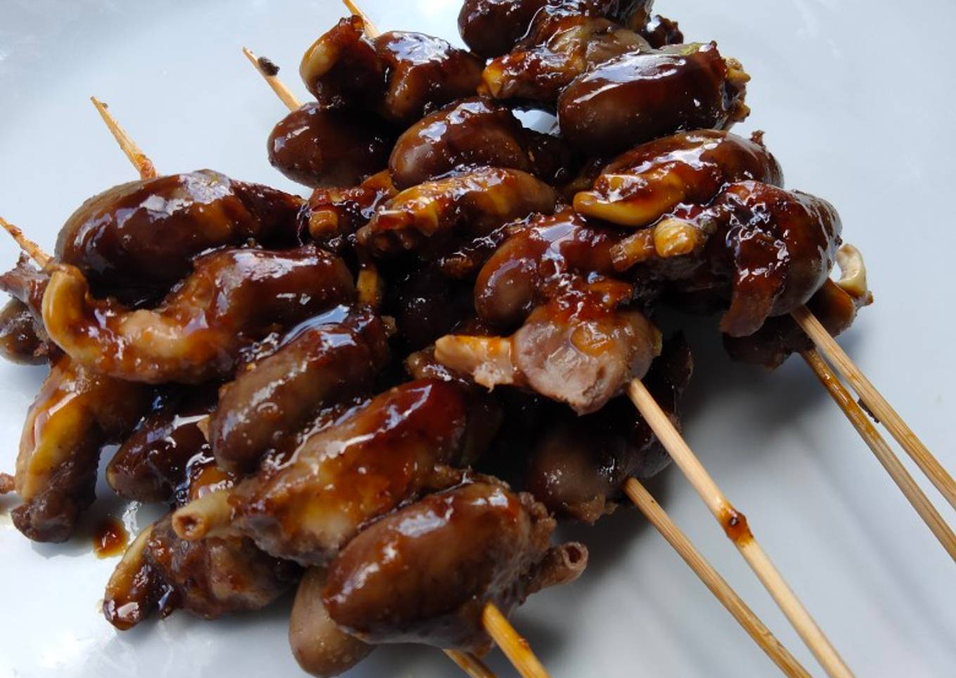 Sate Jantung Ayam ala Teflon